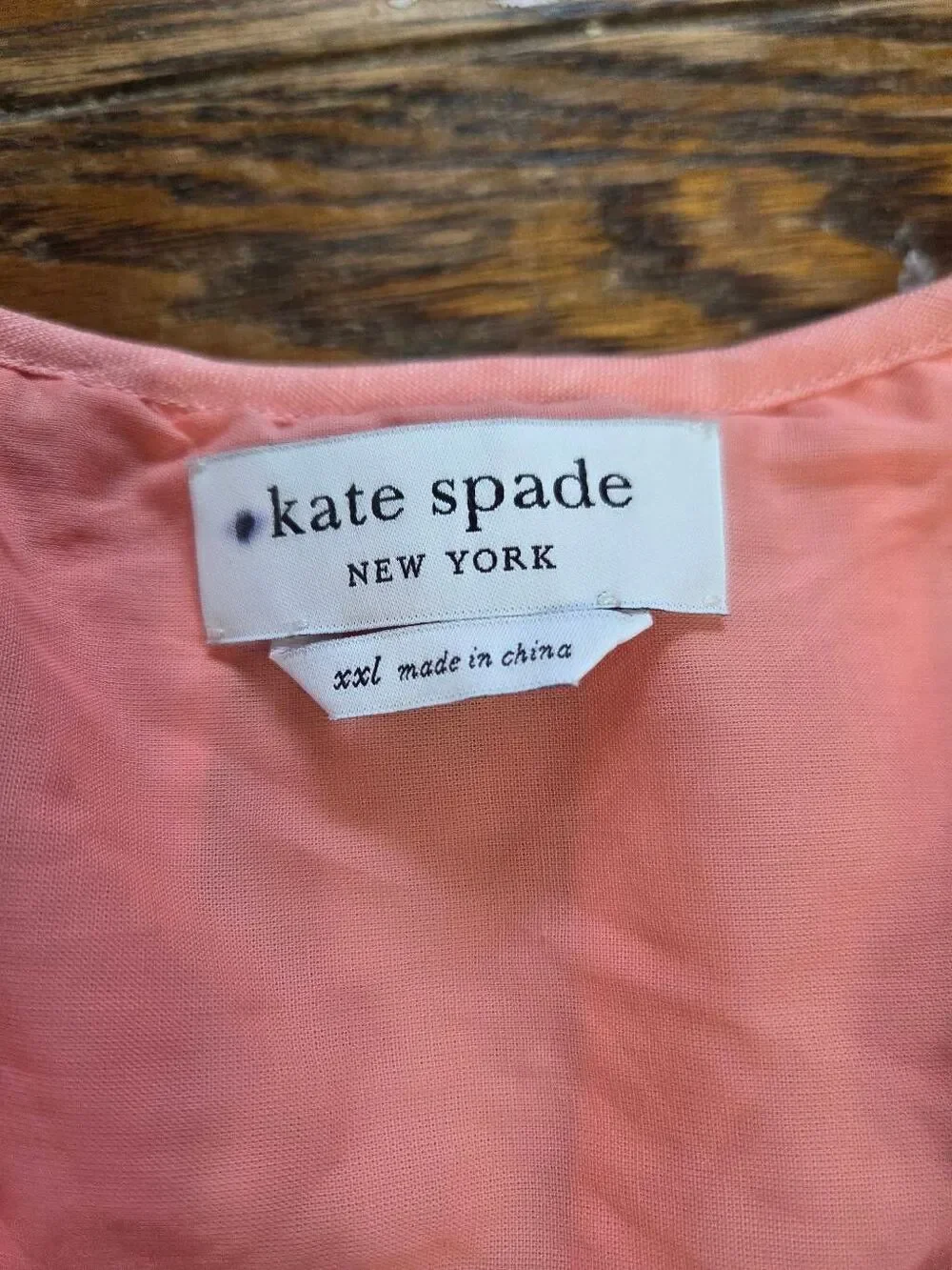 Kate Spade Linen Riviera Dress In Pink Sz XXL